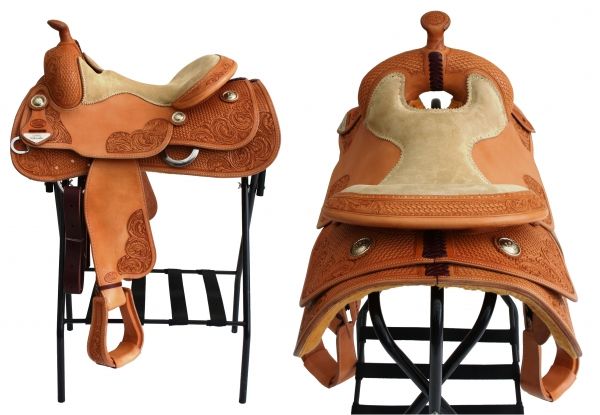 Bob's Custom Lady Reining Saddle - Afbeelding 2