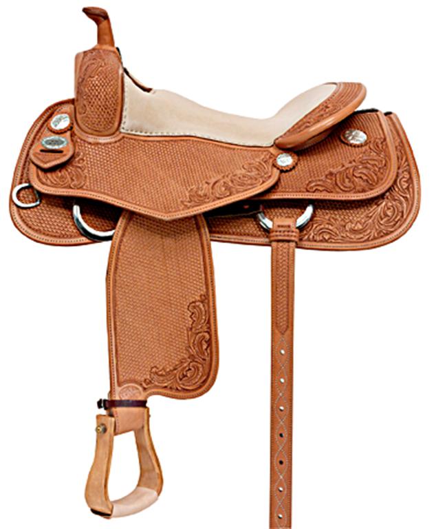 Bob's Custom Bob Avila Cowhorse saddle - Afbeelding 2