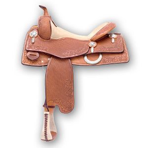 Bob's custom Tim Mc Quay Reining Saddle - Afbeelding 2