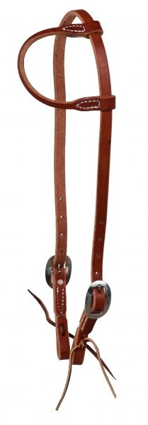 BCL 1 Ear Bridle Harness Leather Stitched Stainless Steel Buckle